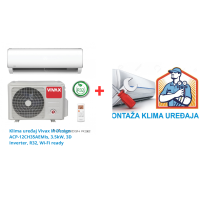 Klima uređaj Vivax M Design ACP-12CH35AEMIs, 3.5kW, 3D Inverter, R32, Wi-Fi ready SA MONTAŽOM